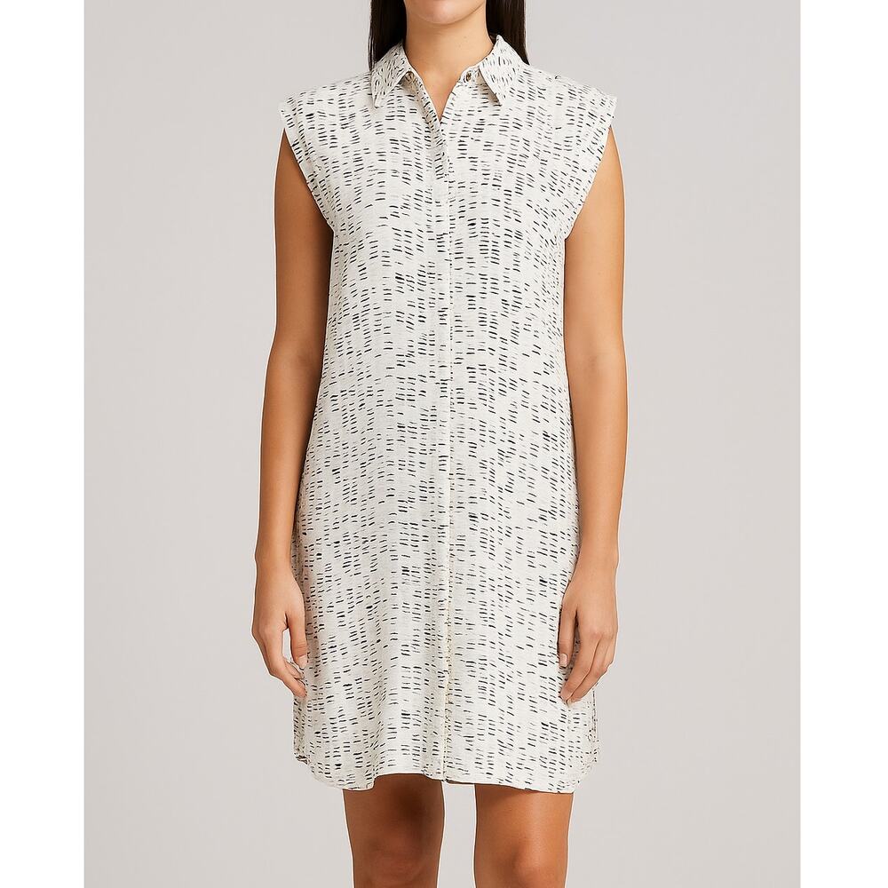 Alexis Sleeveless Button Front Shirt Dress‎